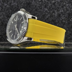 Reloj Automático para Hombre, Diseño Simple y Lujoso, Cristal de Zafiro, Manecillas Verdes, Correa de Acero Inoxidable, Botón de Presión, Gran Venta - Product Image 2