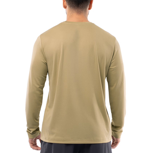 เสื้อยืดแขนยาวสำหรับวิ่งออกกำลังกาย แห้งเร็ว คอกลม สำหรับผู้ใหญ่ ขายดีที่สุด - Product Image 2