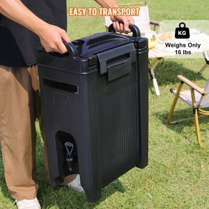Dispenser per Bevande Isolato di Grado Alimentare da 5 Galloni (16L), Refrigeratore Termico per Bevande Calde e Fredde con Funzione Riscaldamento, LDPE 0.9 I - Product Image 4