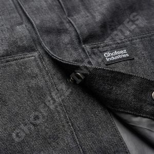 แจ็คเก็ตยีนส์คุณภาพสูงสำหรับทุกเพศ สไตล์ลำลอง ผ้าฝ้าย สตรีทแวร์ ปักลายตามสั่ง พิมพ์ลายตามสั่ง รับผลิตแบบ OEM ขายส่งจากโรงงาน - Product Image 4