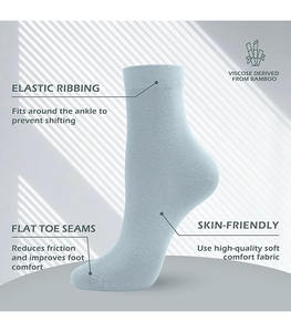 <b>Soft</b> Breathable High Quality Eco-Friendly Anti-Foul Men's Ankle Dress <b>Socks</b> Offering Comfort Elasticity Lasting Durability Quick - Product Image 3