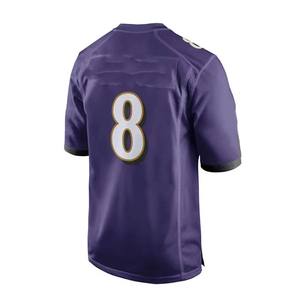 Maillot de football américain pour hommes à manches courtes avec impression numérique de logo personnalisé, léger, respirant et à séchage rapide - Product Image 5