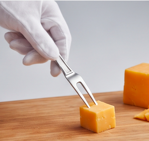 Ensemble de couteaux à fromage en acier inoxydable, 2 pièces, finition mate, multifonction, pour planche à fromage - Product Image 4