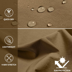 Pantalones Cortos Deportivos Casuales para Hombre, 100% Poliéster, Transpirables, de Secado Rápido, Cintura Elástica, Holgados, Sólidos, Hasta la Rodilla - Product Image 5