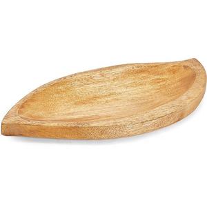 Nouveau design de plateau de service moderne en forme de rectangle pour fruits et fruits secs plateau en bois de décoration de table à manger avec logo personnalisé - Product Image 2