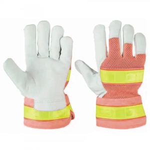 Gants de travail de haute qualité pour grimpeurs canadiens, gants de sécurité industriels en cuir de chèvre, résistants à la chaleur et très résistants - Product Image 6