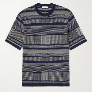 Camiseta de Alta Calidad Personalizada, 100% Algodón Tejido, Hombros Caídos, Estilo Hip Hop para Hombre, Cuello Redondo, Ligera, Oversize, Corte Cuadrado - Product Image 1