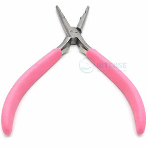 Pinzas de Acero Inoxidable de 7 Pulgadas de Alta Calidad para Remover Extensiones de Cabello, Agujas de Ganchillo de 3.6mm con Orificio Completo/Parcial, Ligeras y Reutilizables - Product Image 3