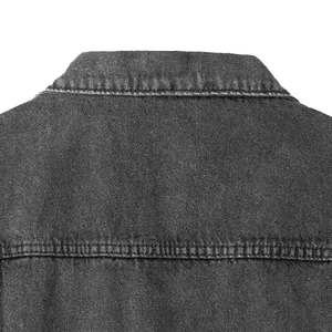 Custom Winter Reversible Breathable Casual Polyester/Cotton Multi-pocket Outdoor Leisure denim Men <b>Utility</b> <b>Vest</b> - Product Image 3