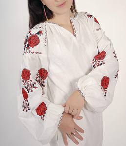 Robe longue maxi ceinturée de qualité supérieure en coton tissé 100 %, à manches courtes, longueur cheville, taille naturelle, pour femme - Product Image 1