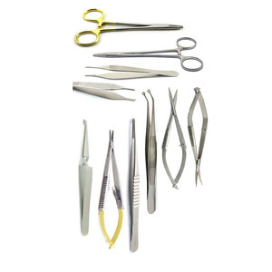 Kit d'instruments de base pour micro-chirurgie ophtalmique, rétracteurs de paupières, ensemble de 22 pièces, chirurgie plastique, haute qualité - Product Image 2