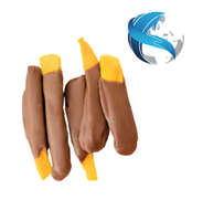 Luxe Vietnamese chocolade gedipte zachte gedroogde mango tropische fruitdelicatesse voor groothandelsdistributie