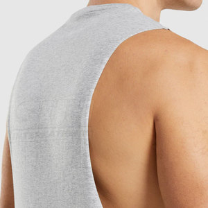 Low Price Fashion Summer Wear <b>Men</b> Gym <b>Singlet</b> High Quality Breathable Lightweight Knitted 100% Cotton Made in Pakistan - Product Image 5