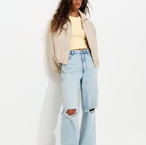 T-shirt court côtelé ajusté pour femme, personnalisé avec votre marque, en coton et élasthanne, style Y2K streetwear, été, écologique et respirant - Product Image 3