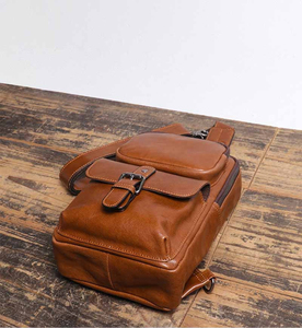 Pochette de jambe rétro en cuir avec sangle de taille réglable et compartiments sécurisés pour un usage quotidien décontracté en extérieur - Product Image 6