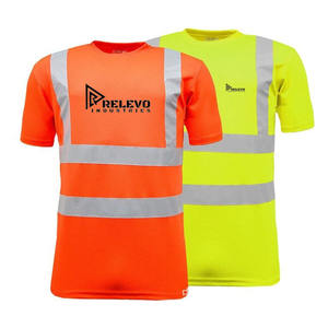 OEM Reflective Sport Tshirt Safety Road Construction Wear Short Sleeve <b>Polo</b> Shirt Men Outdoor Work T-Shirt - Product Image 2