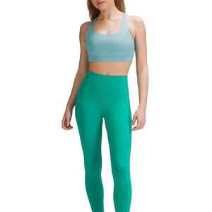 Ensemble de soutien-gorge de sport et de yoga 2 pièces pour femme, grande taille, personnalisable avec logo OEM, maintien élevé, écologique, pour la vente en ligne - Product Image 2
