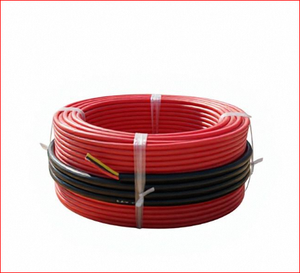 Bobine de câble solaire DC à double cœur (fil photovoltaïque), généralement dotée d'un câble rouge pour les connexions positives - Product Image 4
