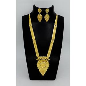 Collier court le plus vendu en vente conception de bijoux africains bijoux préférés bijoux de mariée plaqué or ensemble de colliers plaqués or - Product Image 6