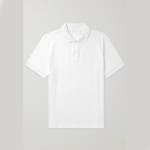Polo de Alta Calidad, 100% Algodón Blanco, Transpirable, Cuello Tipo Blade, Corte Golf, Personalizable con Logotipo, Impresión y Bordado, Ecológico - Product Image 1