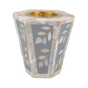 New Arrival Design Bone Inlay Candle Holder Mother of Pearl Inlay Candle <b>Stick</b> Holder Available at Best Price - Product Image 1
