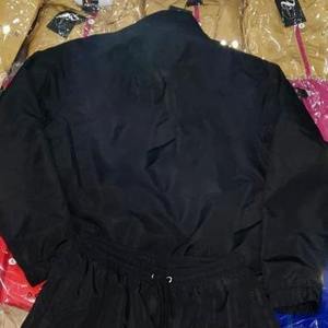 Tracksuit Zipper <b>Jacket</b> and Shorts Outfit 2 Piece Set Color block Windbreaker Short Set Men - Product Image 6