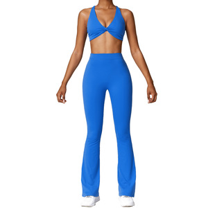Ropa Deportiva en Oferta, Conjunto Deportivo de 2 Piezas, Top Deportivo y Leggings de Yoga para Mujer, Ropa Deportiva para Gimnasio y Fitness - Product Image 2