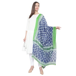 Mujer diseñador étnico indio colorido bordado señoras Dupatta estola algodón Lino crepé acrílico poliéster Georgette - Product Image 6