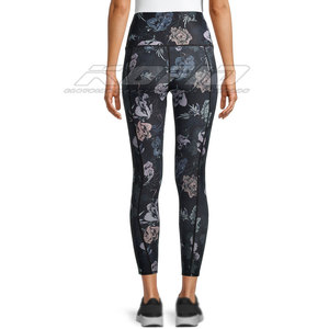 Leggings personnalisés par sublimation, pantalons de sport imprimés sur mesure, coupe extensible confortable pour la gym et la course à pied - Product Image 5