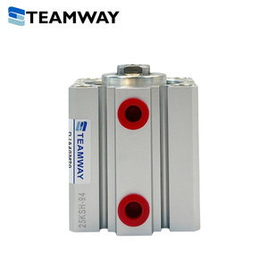 TEAMWAY DJ ซีรีส์กระบอกลมขนาดกะทัดรัด, กระบอกลมอลูมิเนียมอัลลอยด์แบบบาง, ขนาดรู 12 มม.-100 มม., ระยะชักสูงสุด 150 มม. - Product Image 4