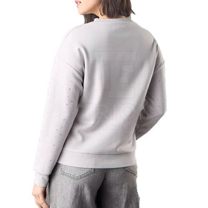 Custom <b>Women</b> Rhinestone <b>Sweatshirt</b> <b>Long</b> Sleeve <b>Women</b> Rhinestone <b>Sweatshirt</b> Casual Comfortable Style - Product Image 6