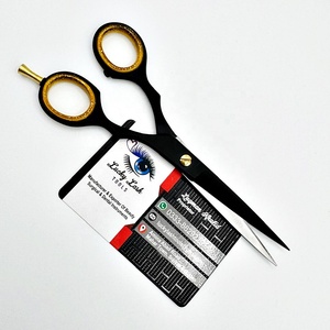Ciseaux de coiffeur professionnels en or noir ciseaux de salon de coiffure coupe de cheveux et amincissement pour extensions de cheveux ciseaux vente en gros - Product Image 6