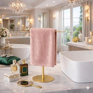 <b>Modern</b> Industrial <b>Black</b> Towel Holder <b>Bathroom</b> Wall Rack Multi Bar Hotel <b>Bathroom</b> <b>Accessory</b> Wall Mounted <b>Black</b> Metal Towel Rack - Product Image 5