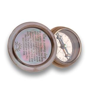 West London Custom Hand crafted Messing Sonnenuhr Kompass Moderne UV Elegante Metall Handwerk Design Wanduhr Polierte Technik - Product Image 6