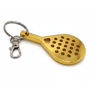 Llavero de Goma Duradero con Forma de Raqueta de Pádel, Servicio OEM, Tamaño Personalizado, Logotipo Personalizado en Relieve 3D, Embalaje Personalizado, Regalo Deportivo - Product Image 1