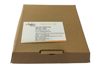 Boîte de papier kraft compostable marron pour produits de boulangerie Emballage de boulangerie écologique pour gâteau beignet Cupcake Candy