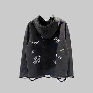 เสื้อฮู้ดดี้ผู้ชายแบบใหม่ แขนสั้น สีพื้น เรียบง่าย สไตล์ลำลอง สำหรับผู้ชาย - Product Image 2