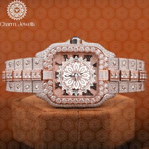 Reloj de Lujo Charm_Jewells para Mujer, Caja de Acero Inoxidable, Esfera Analógica de 40 mm, Cierre Oculto con Botón, Cristal de Zafiro, Mecánico - Product Image 4