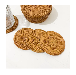 Sets de table et sous-verres écologiques pour mariage, réceptions et banquets, résistants à la chaleur, tissés, à bon prix - Product Image 5