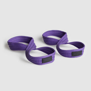 Correas de levantamiento de pesas de gimnasia al por mayor, soporte de muñeca con agarre flexible para entrenador, correa de levantamiento de pesas de algodón con gel estampado - Product Image 2