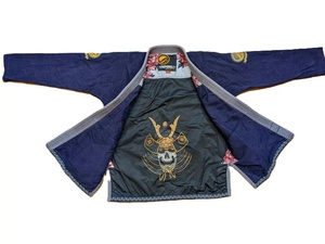 Para Lotes # Uniforme de Jiu Jitsu Azul Marino 33 7th Son VI GI, 450 Gsm, Tejido de Algodón Perlado, Traje Profesional de Jiu Jitsu - Product Image 1