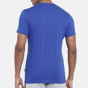 T-shirt confortable 100 % polyester coton, col rond, couleur unie, avec logo personnalisé, coupe ajustée, idéal pour l'été - Product Image 5