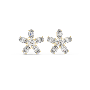 Pendientes de aro grandes colgantes de diamantes de moissanita de Plata de Ley 925 - Product Image 5