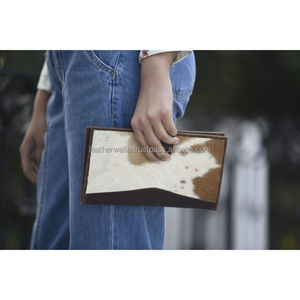 Cartera de mano de cuero de vaca a la moda para mujer, estilo occidental, Vintage, bohemio, portátil para verano e invierno - Product Image 2