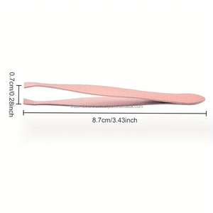 Pince à épiler pour sourcils, outil de maquillage en titane professionnel pour hommes, accessoire de beauté, 1 pièce - Product Image 5