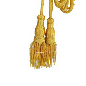 Gold Metallic Bullion Wire Custom Size Decorative Cincture for Liturgical Garments - Product Image 4