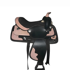 Premium Barrel Racing Western Saddle Leather Horse Riding Saddle Cowboy Tack Manufacturer <b>Equestrian</b> Equipment Horse Products - Product Image 1