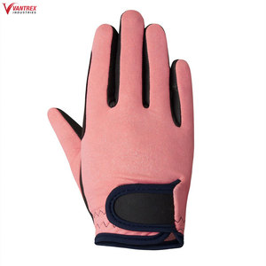 Top Trending Customizable Leather Full Finger Non-Slip Horse Riding Glove with Breathable Adjustable Features for Summer Use - Product Image 6