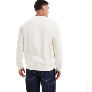 Sweat-shirts à manches longues pour hommes, col rond, hiver, grande taille, légers, unis, 100% coton, unisexe, écologiques, logo personnalisé - Product Image 4