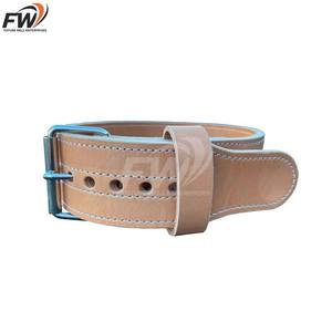 Cinturón de Cuero Color Verde Azulado Personalizable, Ajustable, con Soporte Lumbar, para Entrenamiento y Levantamiento de Pesas, para Hombres y Mujeres - Product Image 1